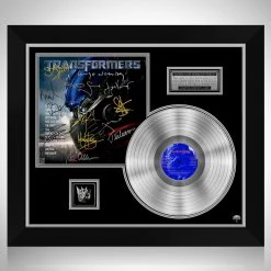 RARE-T Limited Edition Frames Transformers Soundtrack Platinum LP Limited Signature Edition Studio Licensed Custom Frame