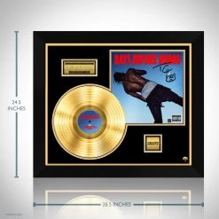 RARE-T Travis Scott Days Before Rodeo Gold LP Limited Signature Edition Studio Licensed Custom Frame