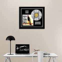 RARE-T Limited Edition Frames Travis Tritt - Travis Tritt Ten Feet Tall And Bulletproof Platinum LP Limited Signature Edition Studio Licensed Custom Frame
