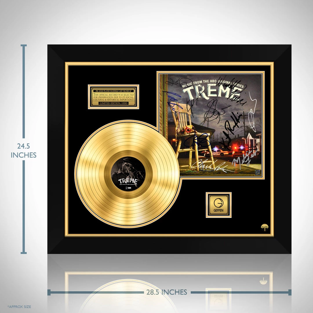 RARE-T Treme - Soundtrack Gold LP Limited Signature Edition Studio Licensed Custom Frame 3 RARE-T Treme - Soundtrack Gold LP Limited Signature Edition Studio Licensed Custom Frame