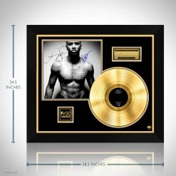 RARE-T Limited Edition Frames Trey Songz - Ready Gold LP Limited Signature Edition Studio Licensed Custom Frame