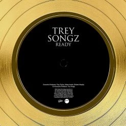 RARE-T Limited Edition Frames Trey Songz - Ready Gold LP Limited Signature Edition Studio Licensed Custom Frame