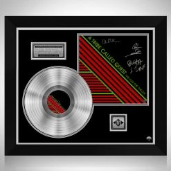 RARE-T Limited Edition Frames A Tribe Called Quest The Low End Theory Alternative Cover Platinum LP Limited Signature Edition Studio Licensed Custom Frame