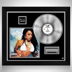 RARE-T Limited Edition Frames Trina - Diamond Princess Platinum LP Limited Signature Edition Studio Licensed Custom Frame