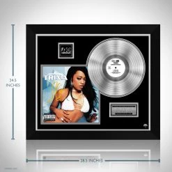 RARE-T Limited Edition Frames Trina - Diamond Princess Platinum LP Limited Signature Edition Studio Licensed Custom Frame