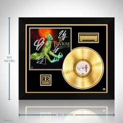 RARE-T Trivium - Ascendancy Gold LP Limited Signature Edition Studio Licensed Custom Frame Limited Edition Frames