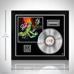 RARE-T Trivium - Ascendancy Platinum LP Limited Signature Edition Studio Licensed Custom Frame Limited Edition Frames 13 RARE-T Trivium - Ascendancy Platinum LP Limited Signature Edition Studio Licensed Custom Frame Limited Edition Frames
