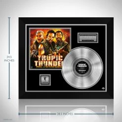 RARE-T Tropic Thunder - Original Motion Picture Soundtrack Platinum LP Limited Signature Edition Studio Licensed Custom Frame