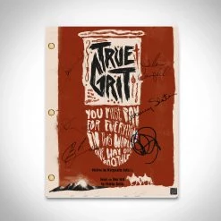 RARE-T True Grit (1969) Script Limited Signature Edition Studio Licensed Custom Frame Limited Edition Frames