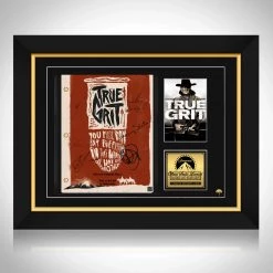 RARE-T True Grit (1969) Script Limited Signature Edition Studio Licensed Custom Frame Limited Edition Frames