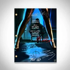 RARE-T Limited Edition Frames True Lies Script Limited Signature Edition Studio Licensed Custom Frame