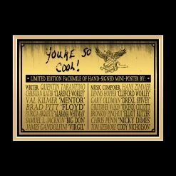 RARE-T True Romance Mini Poster Limited Signature Edition Custom Frame