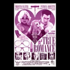 RARE-T Limited Edition Frames True Romance Script Limited Signature Edition Studio Licensed Custom Frame
