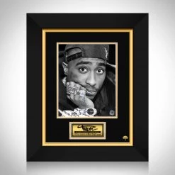 RARE-T NEW Tupac - Cap Photo Limited Signature Edition Studio Licensed Custom Frame