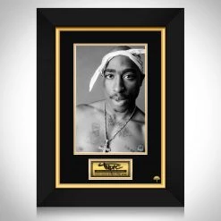 RARE-T Tupac - Headband Photo Limited Signature Edition Studio Licensed Custom Frame