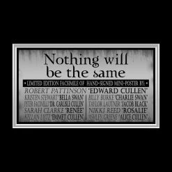 RARE-T Twilight Mini Poster Limited Signature Edition Studio Licensed Custom Frame Limited Edition Frames