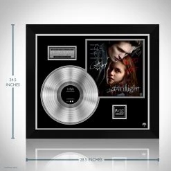 RARE-T Twilight - Music From The Original Motion Picture Platinum LP Limited Signature Edition Studio Licensed Custom Frame