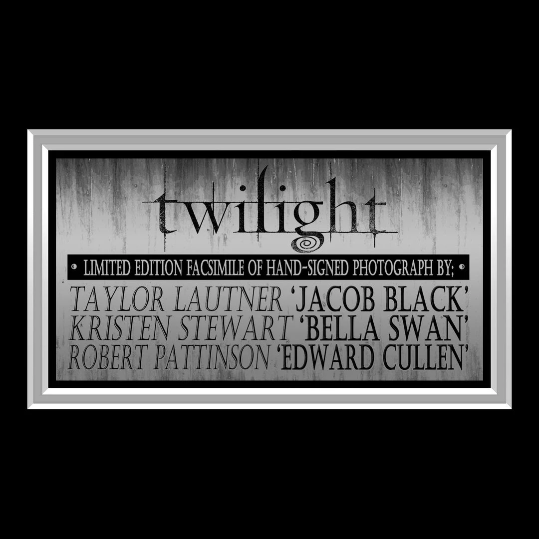RARE-T Twilight Trio Photo Limited Signature Edition Studio Licensed Custom Frame Limited Edition Frames 6 RARE-T Twilight Trio Photo Limited Signature Edition Studio Licensed Custom Frame Limited Edition Frames