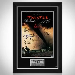 RARE-T NEW Twister Mini Poster Limited Signature Edition Studio Licensed Custom Frame