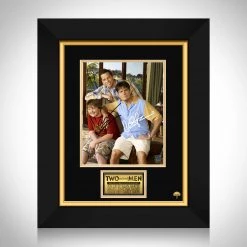 RARE-T Two And A Half Men Photo Limited Signature Edition Studio Licensed Custom Frame Limited Edition Frames