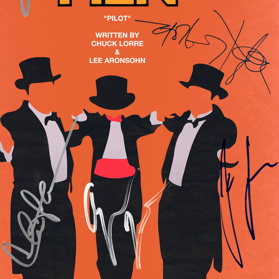 RARE-T Two And A Half Men Script Limited Signature Edition Studio Licensed Custom Frame Limited Edition Frames 6 RARE-T Two And A Half Men Script Limited Signature Edition Studio Licensed Custom Frame Limited Edition Frames