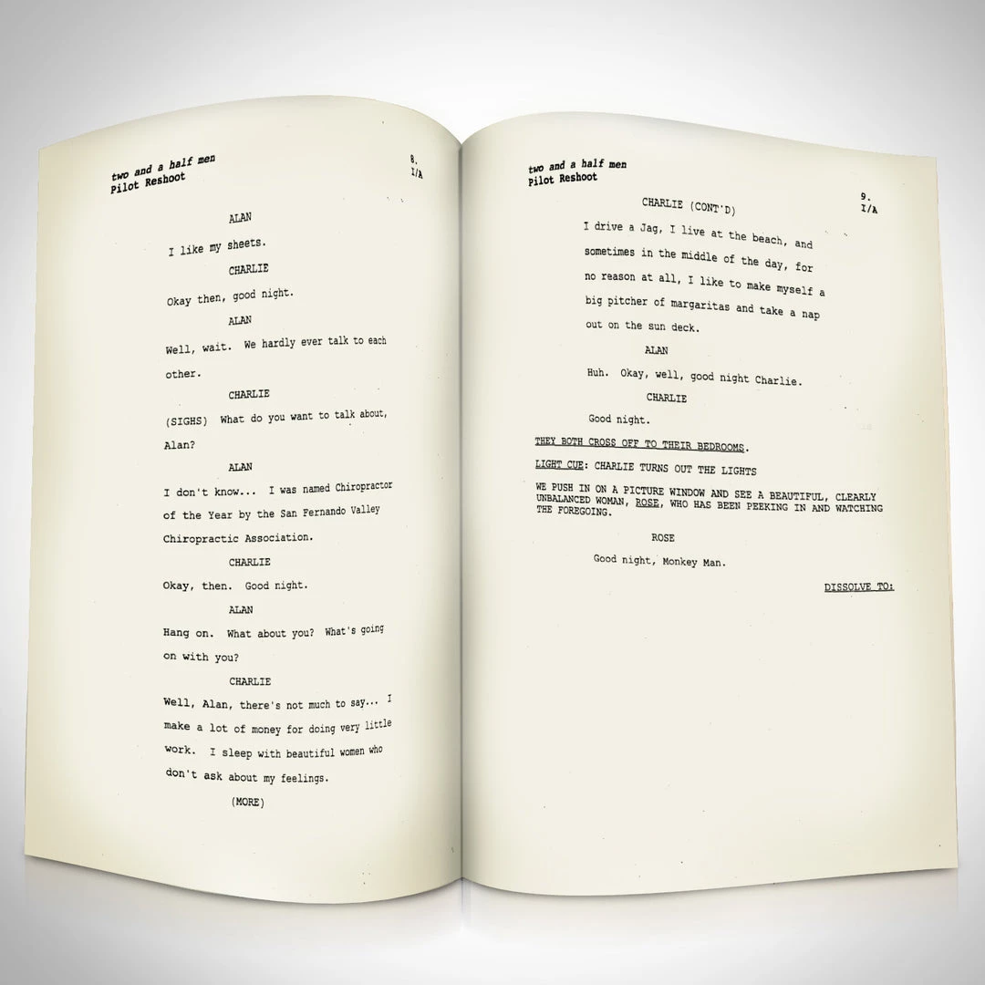 RARE-T Two And A Half Men Script Limited Signature Edition Studio Licensed Custom Frame Limited Edition Frames 9 RARE-T Two And A Half Men Script Limited Signature Edition Studio Licensed Custom Frame Limited Edition Frames