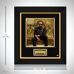 RARE-T Tyga - Careless World Rise Of The Last King LP Cover Limited Signature Edition Studio Licensed Custom Frame Limited Edition Frames