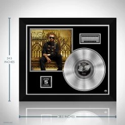 RARE-T Tyga - Careless World Rise Of The Last King Platinum LP Limited Signature Edition Studio Licensed Custom Frame