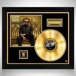 RARE-T Tyga - Careless World Rise Of The Last King Gold LP Limited Signature Edition Studio Licensed Custom Frame