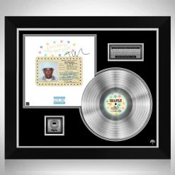 Rare-T Limited Edition Frames Tyler The Creator - Call Me If You Get Lost Platinum LP Limited Signature Edition Studio Licensed Custom Frame