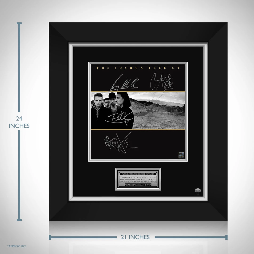 RARE-T U2 - The Joshua Tree LP Cover Limited Signature Edition Studio Licensed Custom Frame 3 RARE-T U2 - The Joshua Tree LP Cover Limited Signature Edition Studio Licensed Custom Frame