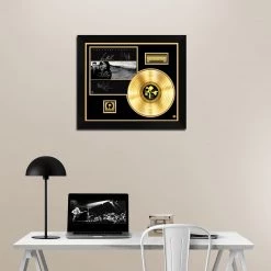 RARE-T Limited Edition Frames U2 The Joshua Tree Gold LP Limited Signature Edition Studio Licensed Custom Frame