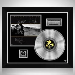 RARE-T U2 The Joshua Tree Platinum LP Limited Signature Edition Studio Licensed Custom Frame