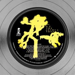 RARE-T U2 The Joshua Tree Platinum LP Limited Signature Edition Studio Licensed Custom Frame