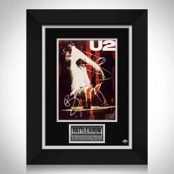 RARE-T U2 Rattle & Hum Photo Limited Signature Edition Studio Licensed Custom Frame Limited Edition Frames