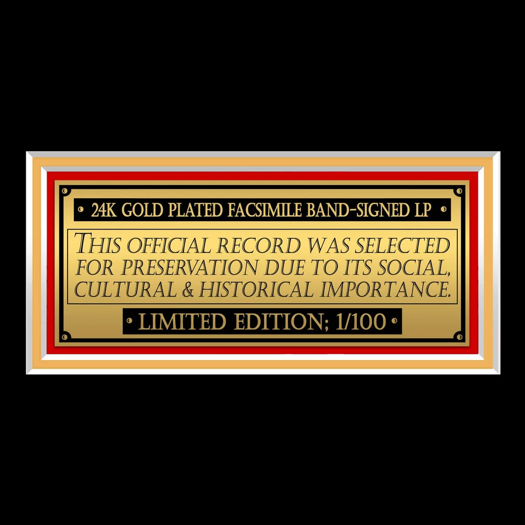 RARE-T U2 War Gold LP Limited Signature Edition Studio Licensed Custom Frame Limited Edition Frames 9 RARE-T U2 War Gold LP Limited Signature Edition Studio Licensed Custom Frame Limited Edition Frames