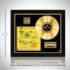 RARE-T Limited Edition Frames UB40 - Signing Off Gold LP Limited Signature Edition Studio Licensed Custom Frame