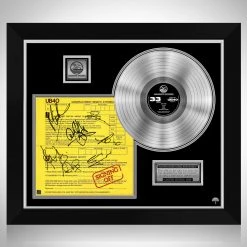 RARE-T UB40 - Signing Off Platinum LP Limited Signature Edition Studio Licensed Custom Frame Limited Edition Frames