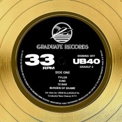RARE-T Limited Edition Frames UB40 - Signing Off Gold LP Limited Signature Edition Studio Licensed Custom Frame
