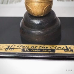 RARE-T Collectible Statues Harry Potter - Golden Snitch Hand Painted With Museum Display