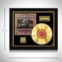 RARE-T USA For Africa - We Are The World Gold LP Limited Signature Edition Studio Licensed Custom Frame Limited Edition Frames 14 RARE-T USA For Africa - We Are The World Gold LP Limited Signature Edition Studio Licensed Custom Frame Limited Edition Frames