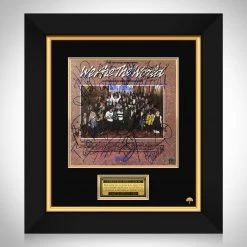 RARE-T USA For Africa - We Are The World LP Cover Limited Signature Edition Studio Licensed Custom Frame Limited Edition Frames