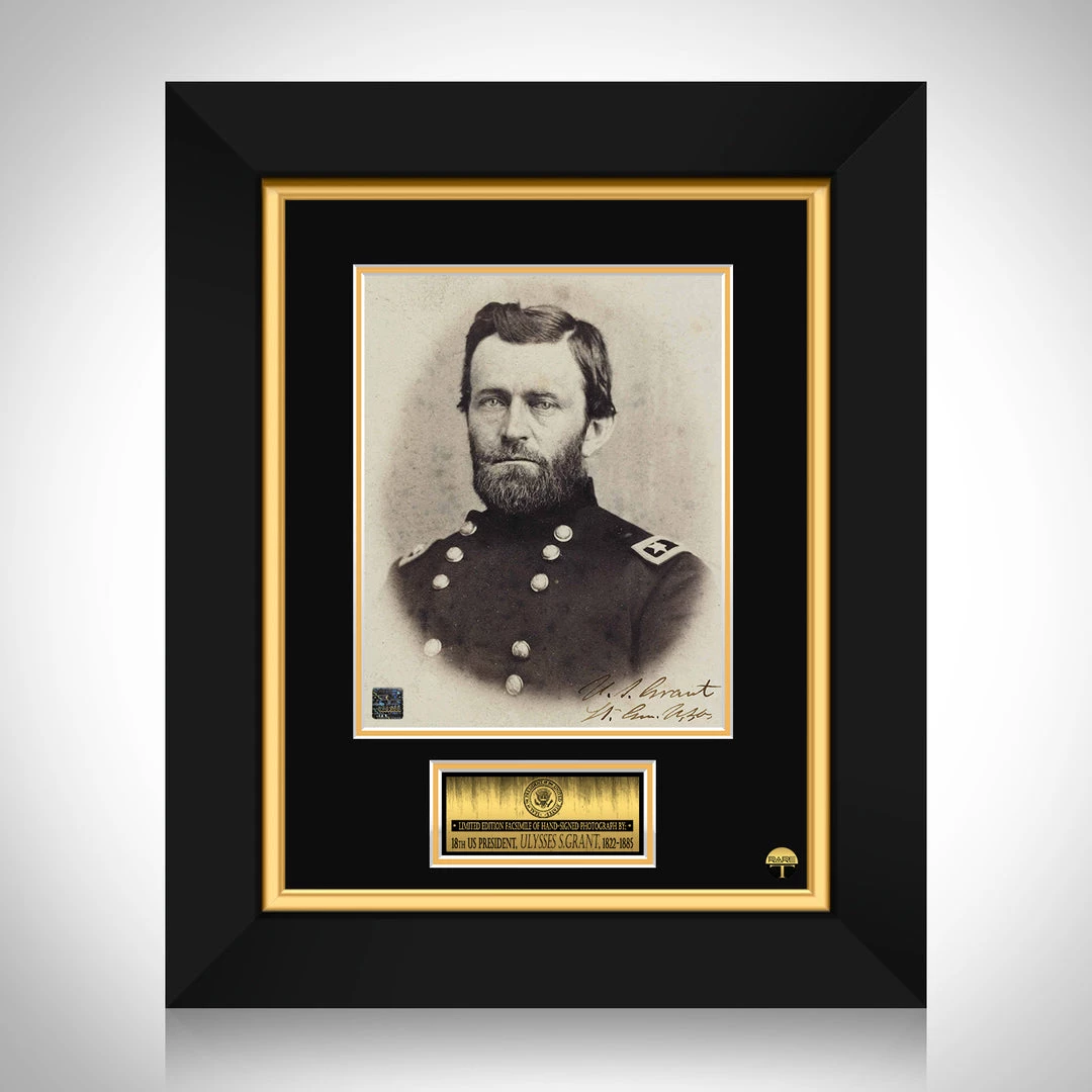 RARE-T Ulysses S. Grant Photo Limited Signature Edition Studio Licensed Custom Frame 1 RARE-T Ulysses S. Grant Photo Limited Signature Edition Studio Licensed Custom Frame