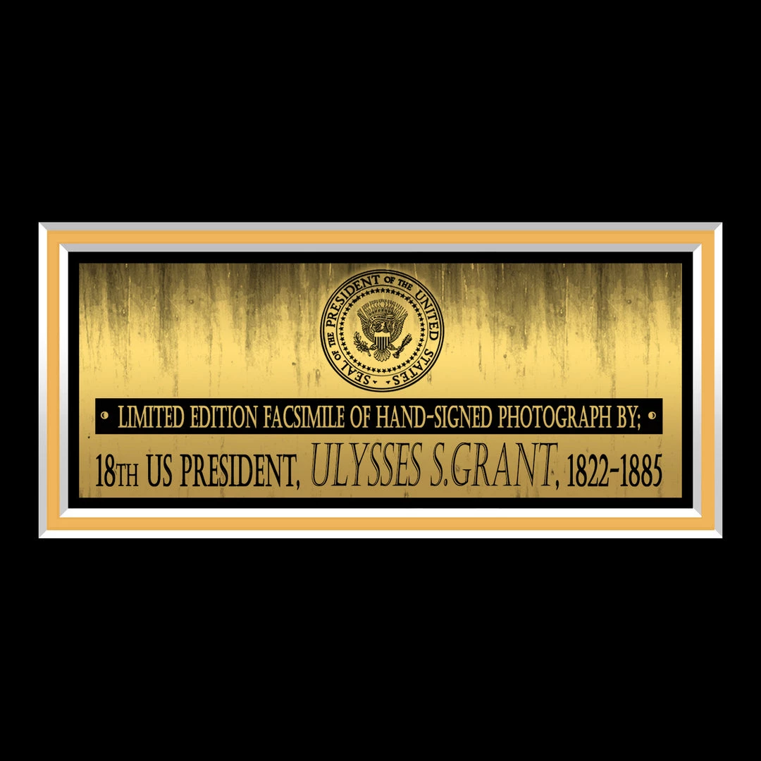 RARE-T Ulysses S. Grant Photo Limited Signature Edition Studio Licensed Custom Frame 5 RARE-T Ulysses S. Grant Photo Limited Signature Edition Studio Licensed Custom Frame