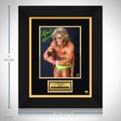RARE-T Ultimate Warrior WWF Photo Frame Limited Signature Edition Studio Licensed Custom Frame