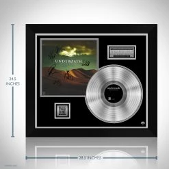 RARE-T Underoath - Define The Great Line Platinum LP Limited Signature Edition Studio Licensed Custom Frame