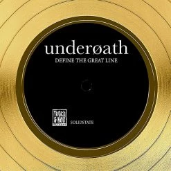 RARE-T Underoath - Define The Great Line Gold LP Limited Signature Edition Studio Licensed Custom Frame
