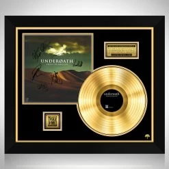 RARE-T Underoath - Define The Great Line Gold LP Limited Signature Edition Studio Licensed Custom Frame