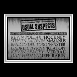RARE-T Usual Suspects Limited Signature Edition Studio Licensed Photo Custom Frame