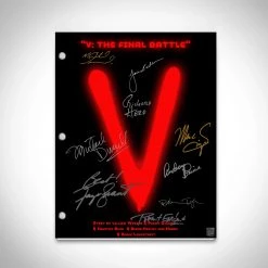 RARE-T V: The Final Battle 1984 Script Limited Signature Edition Studio Licensed Custom Frame Limited Edition Frames
